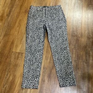 Banana Republic Sloan pants cheetah print size 4